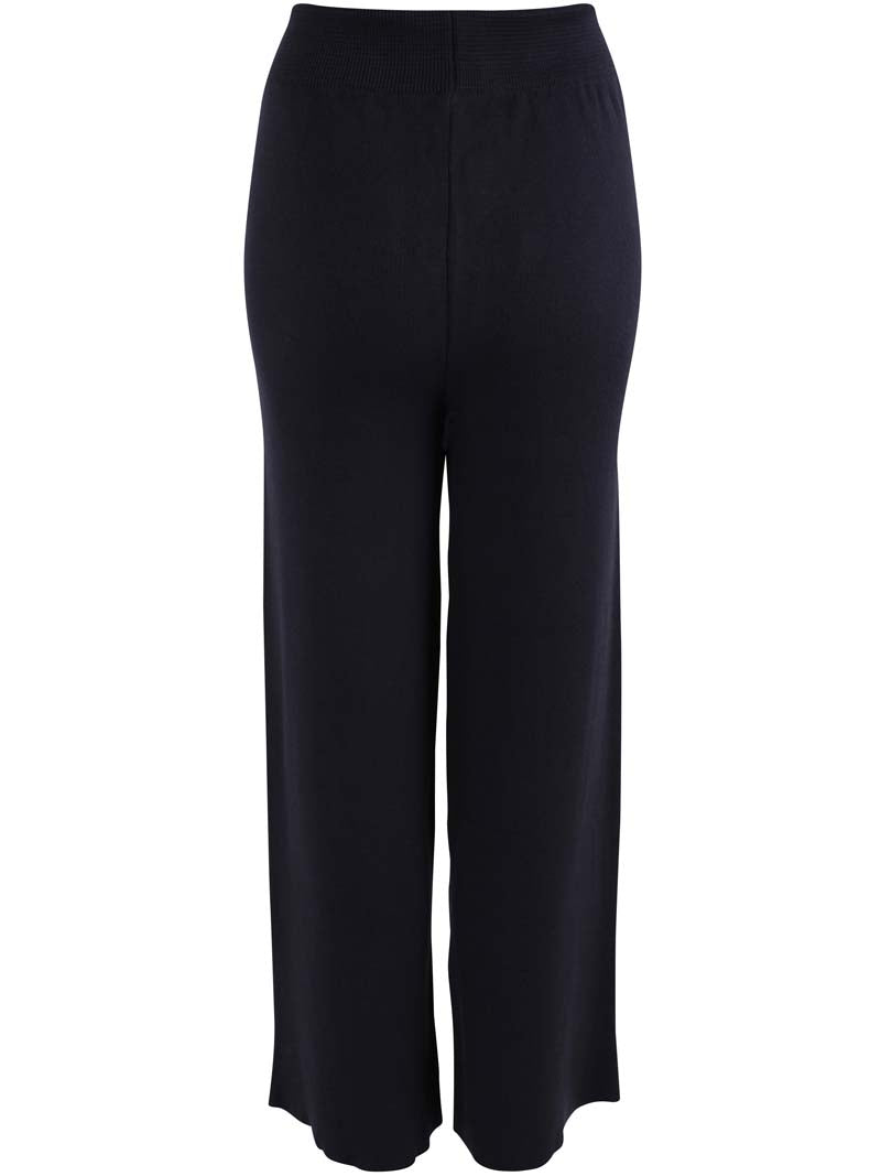 Danexclusive Viscose Pants Dk Navy