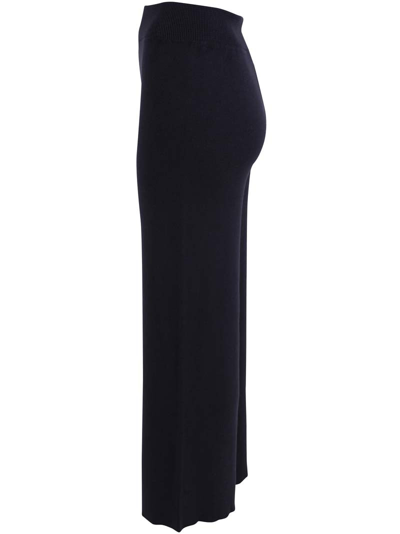 Danexclusive Viscose Pants Dk Navy