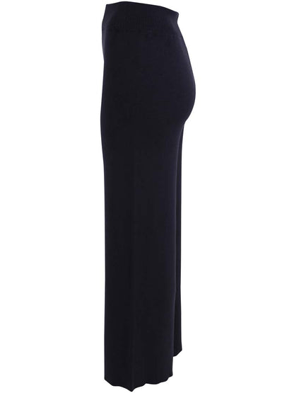 Danexclusive Viscose Pants Dk Navy