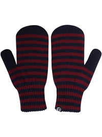 Danicebird Wool Mittens Dk Merlot/Dk Navy