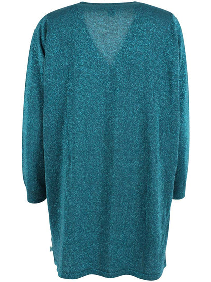 Danoffice Glitter Cardigan Dk Slate