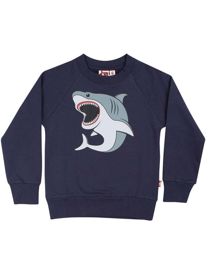 Dyrbellow Sweat Dk Navy HVIDHAJ
