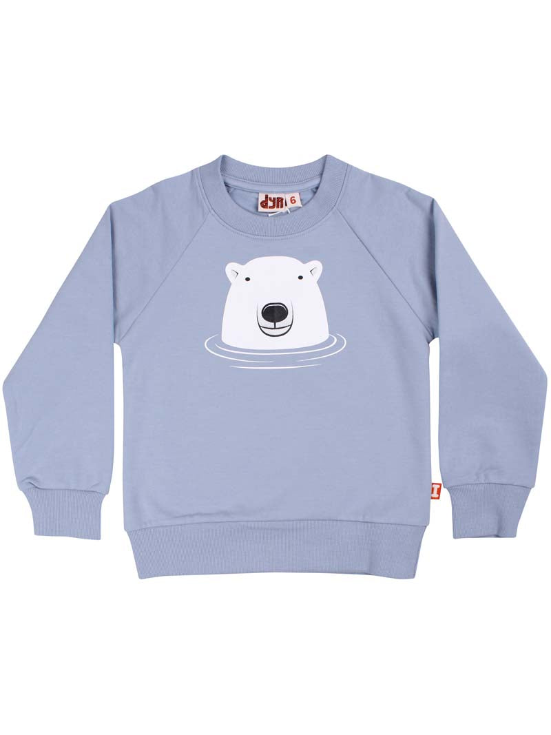 Dyrbellow Sweat Lt Blue Grey NY ISBJOERN