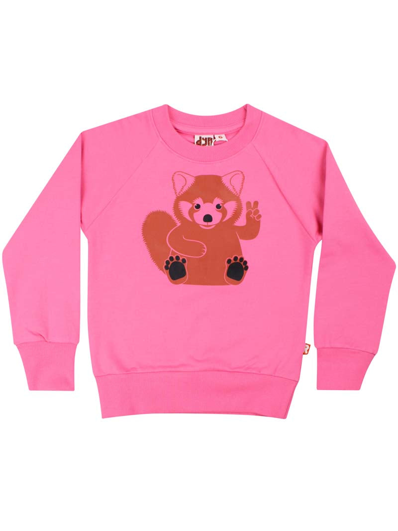 Dyrbellow Sweat Spicy Pink ROED PEACE PANDA