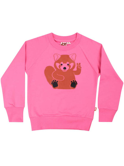 Dyrbellow Sweat Spicy Pink ROED PEACE PANDA