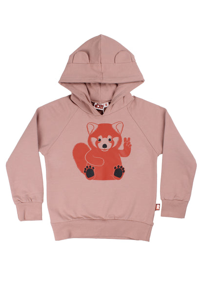 Dyrbellow Hoodie Rose Beige PEACE ROED PANDA