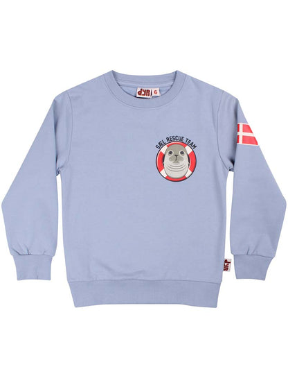 Dyrepasser Sweat Lt Blue Grey SAEL RESCUE