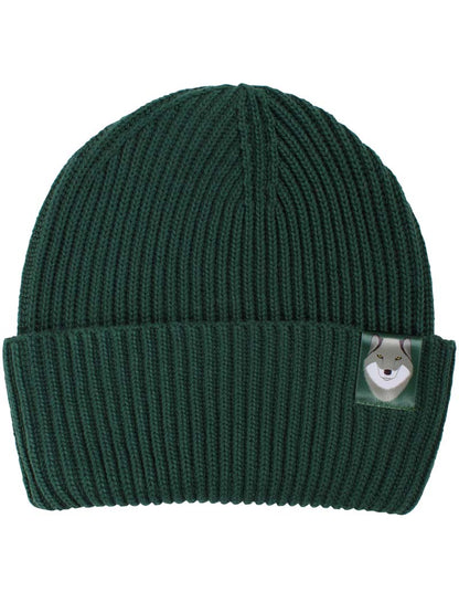 Dyrland Cotton Beanie Dk Pine