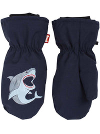 Dyrpaw Mittens Dk Navy HVIDHAJ