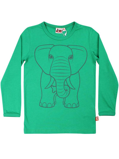 Dyrshedding T Grass Green OUTLINE ELEFANT