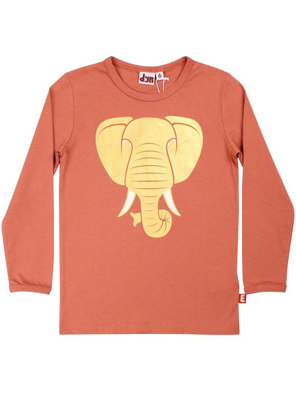 Dyrshedding T Terracotta ELEFANT (GLITTER)