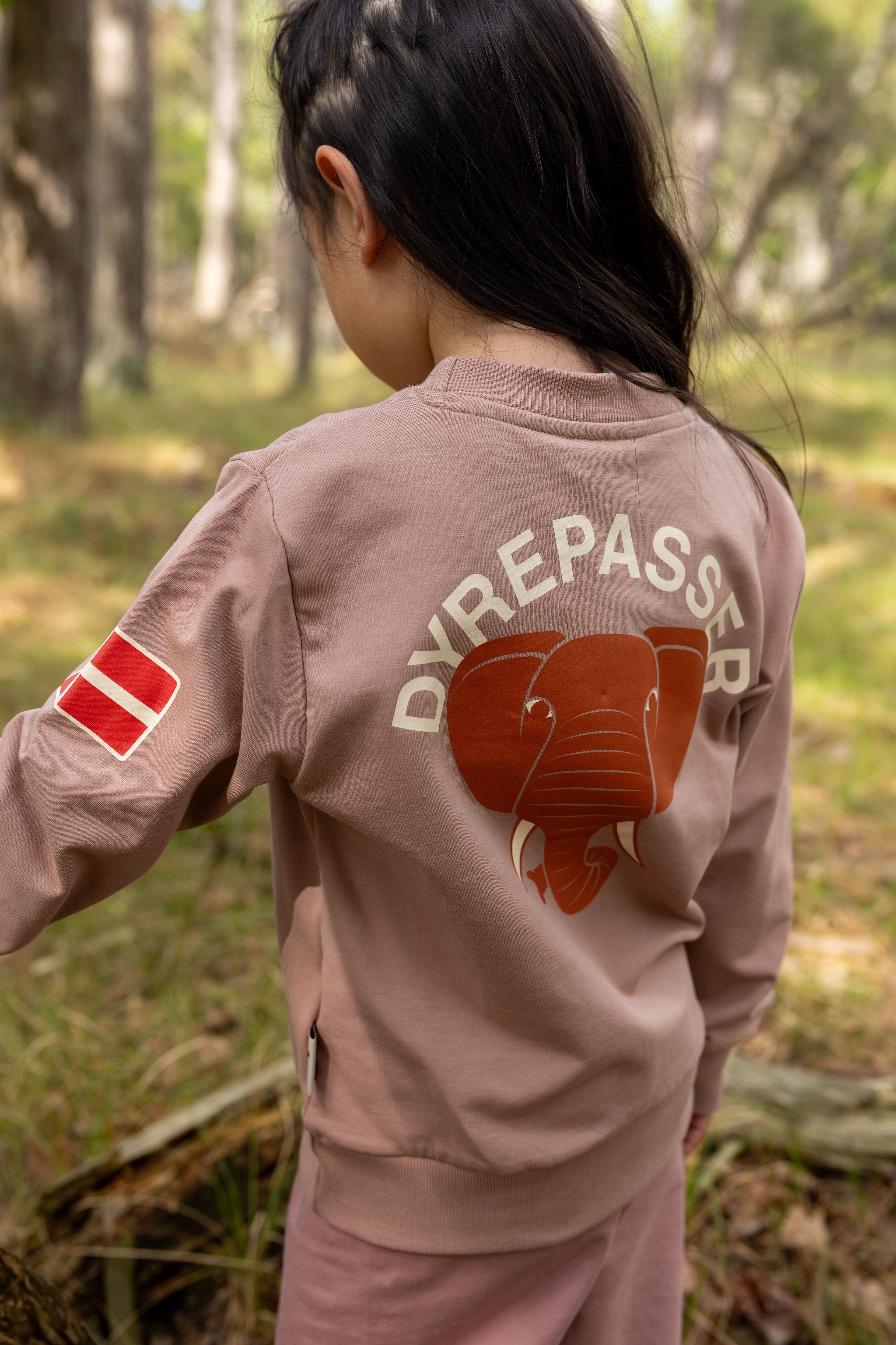 Dyrepasser Sweat Rose Beige ELEFANT