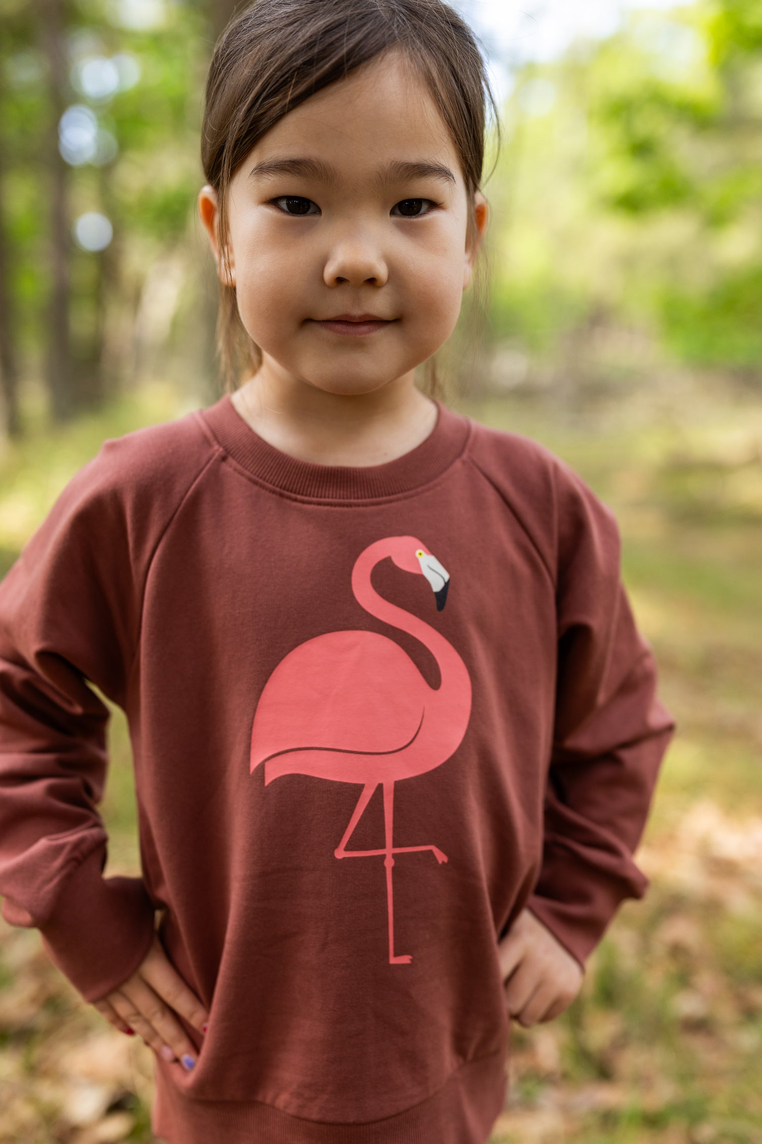 Dyrbellow Sweat Dk Brick FLAMINGO
