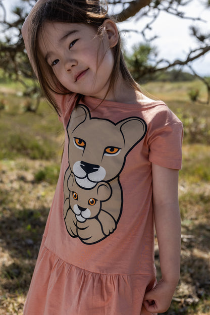 Dyrperky SS Dress Light Clay LOEVEMOR