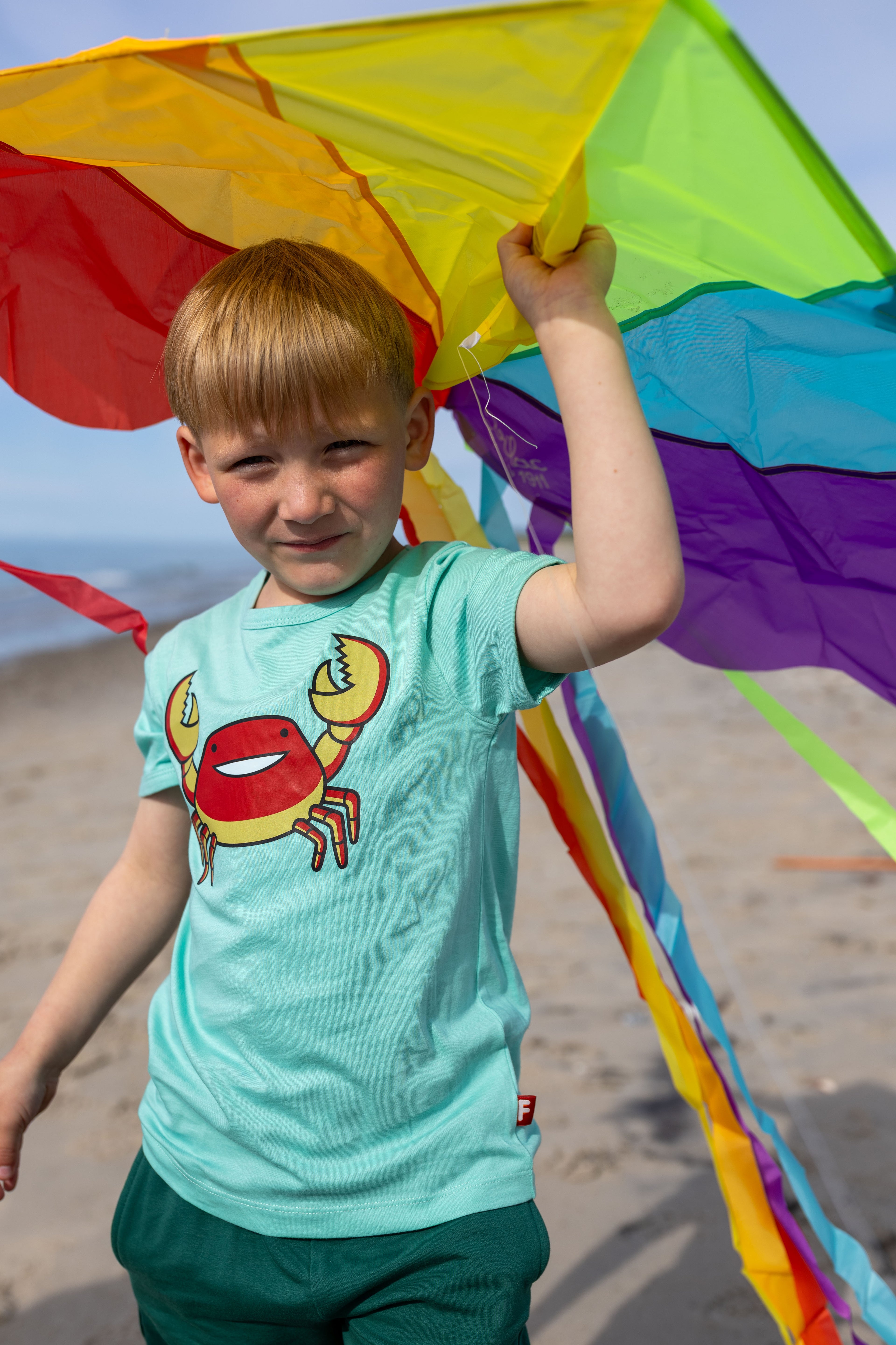 Mint bluse med kabbe.