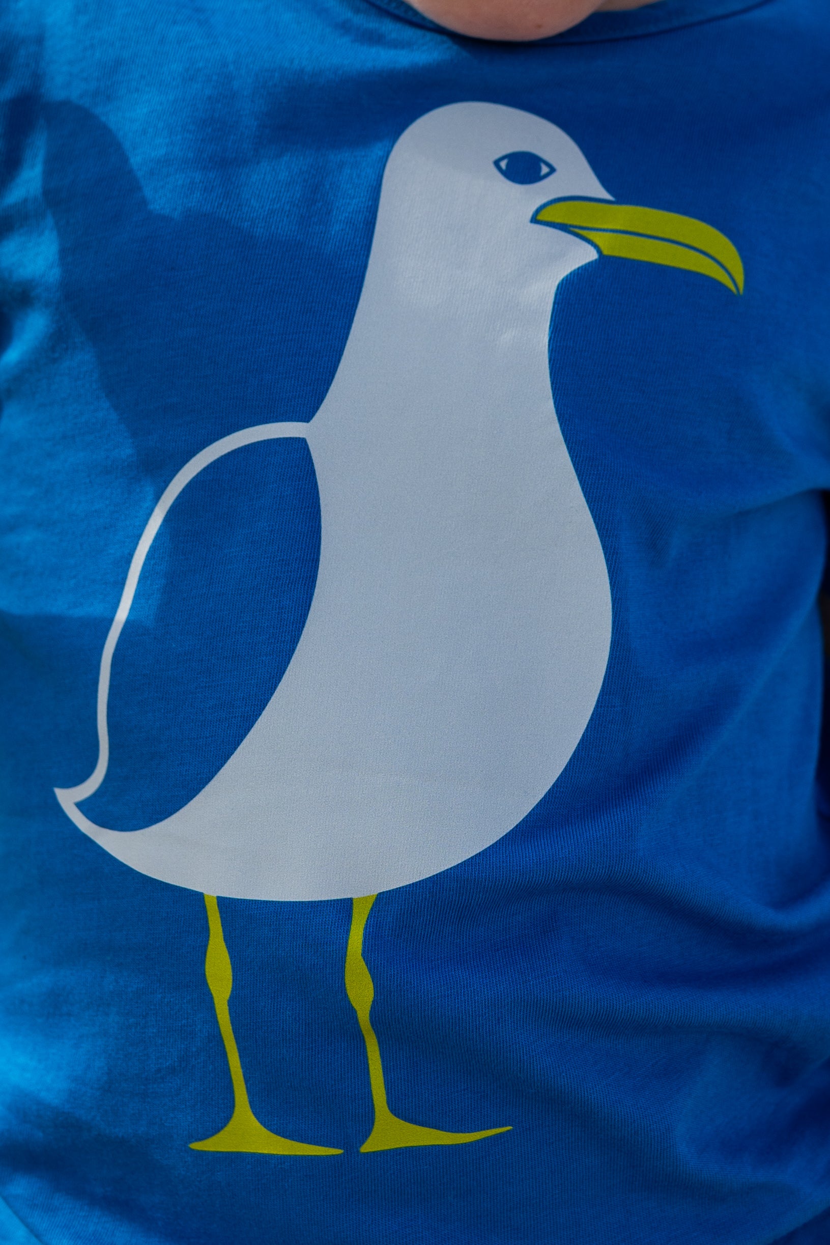 Dyrhide SS T Warm Blue MAAGE