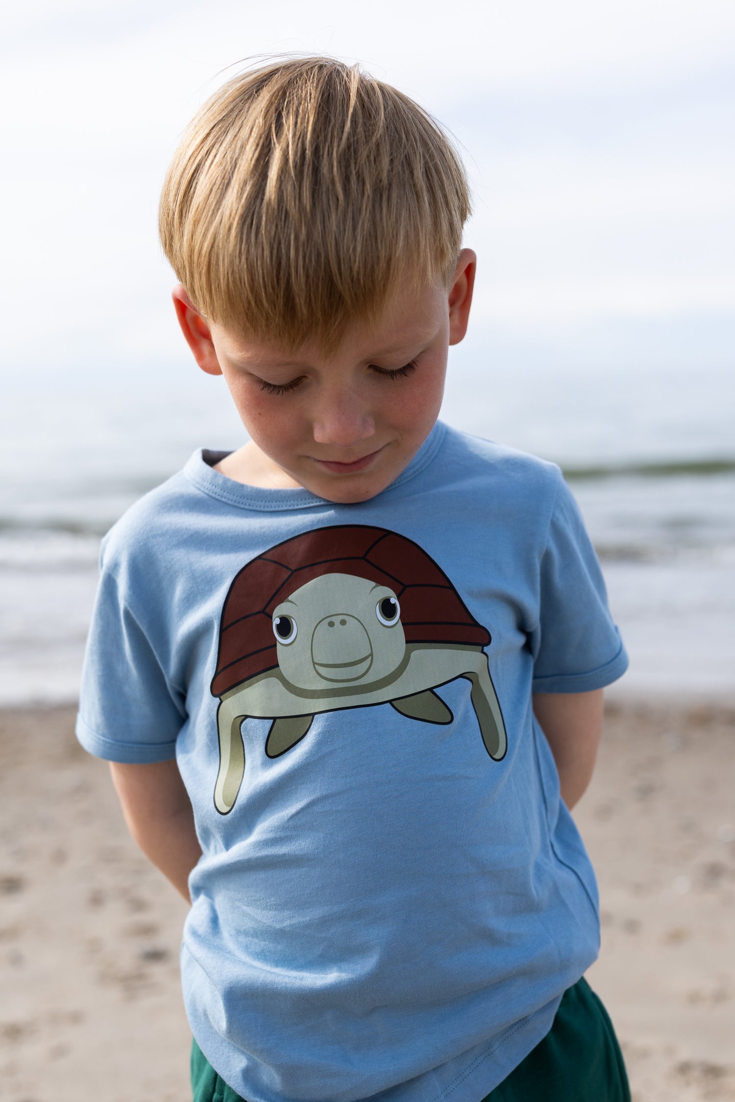 Dyrhide SS T Light Blue HAVSKILDPADDE