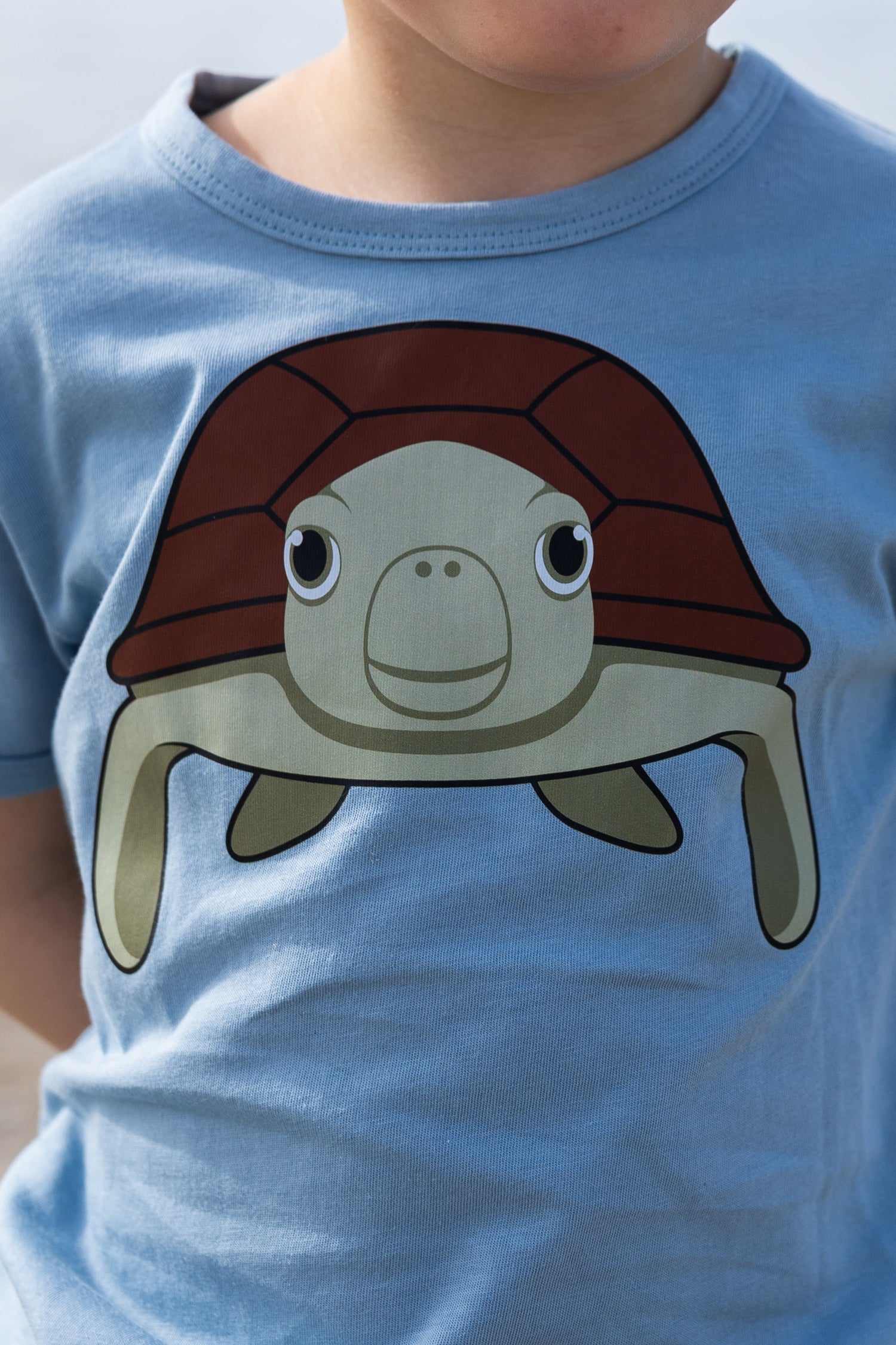 Dyrhide SS T Light Blue HAVSKILDPADDE