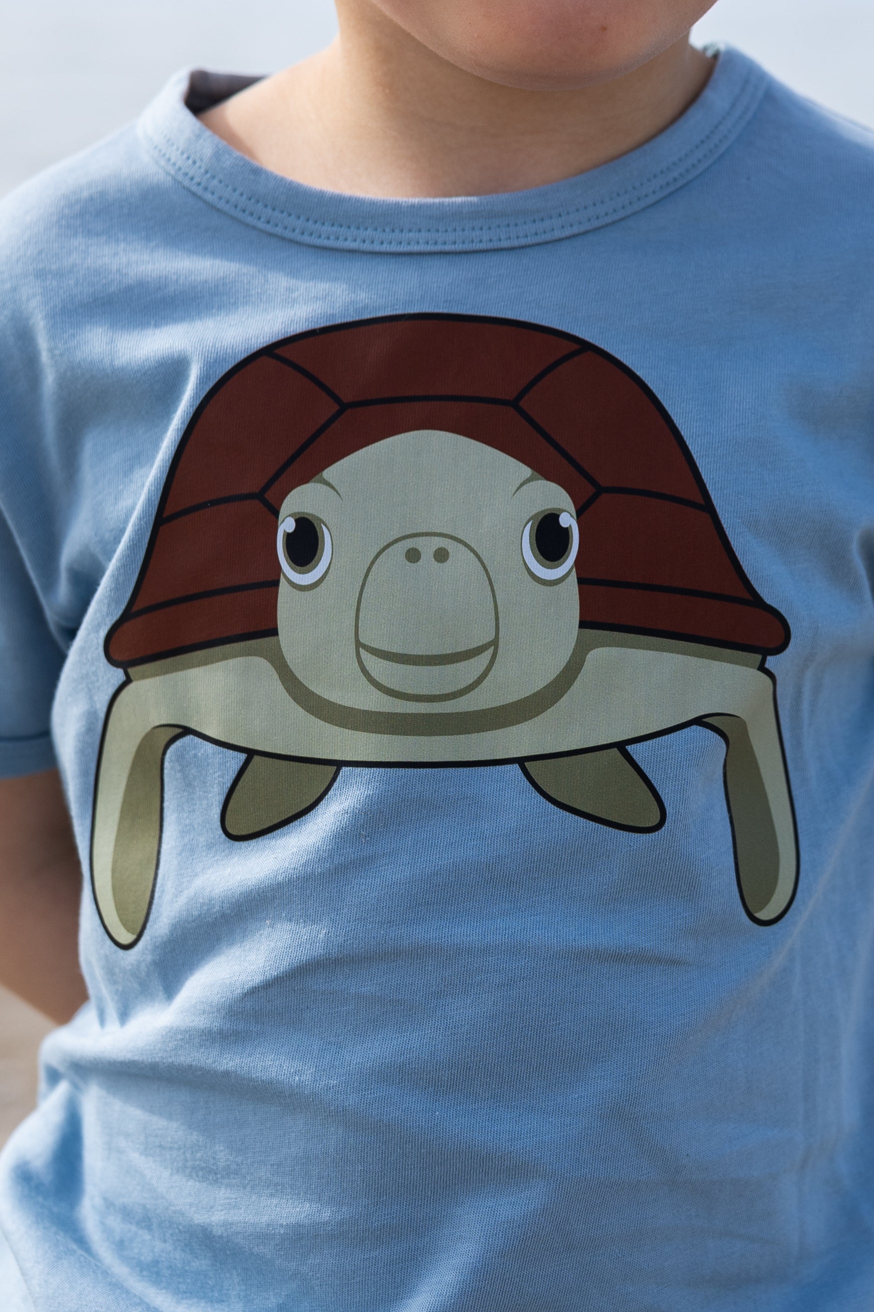 Dyrhide SS T Light Blue HAVSKILDPADDE