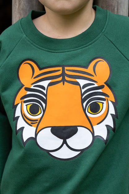 Dyrbellow Sweat Dk Pine TIGER