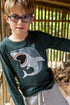 Lækker bluse til børn med print af hvidhaj