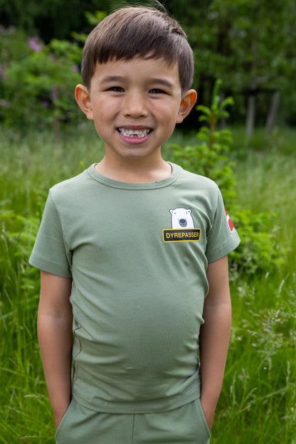 Dyrepasser T-shirt Sage ISBJOERN