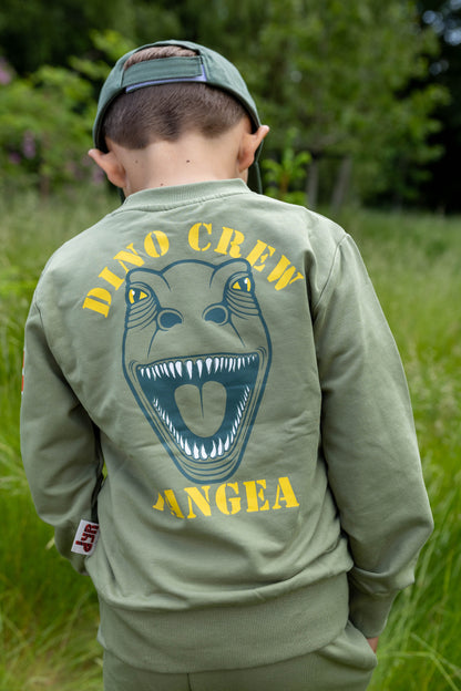 Dyrdino Crew Sweat Sage T-REX