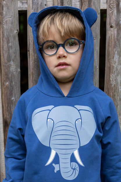 Dyrbellow Hoodie Ocean Blue ELEFANT