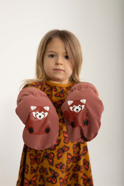 Dyrpaw Mittens Antique Rose ROED PANDA