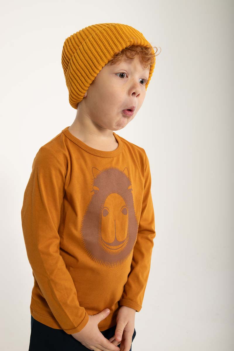 Dyrland Cotton Beanie Golden Honey