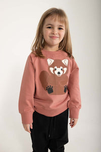 Dyrbellow Sweat Antique Rose ROED PANDA