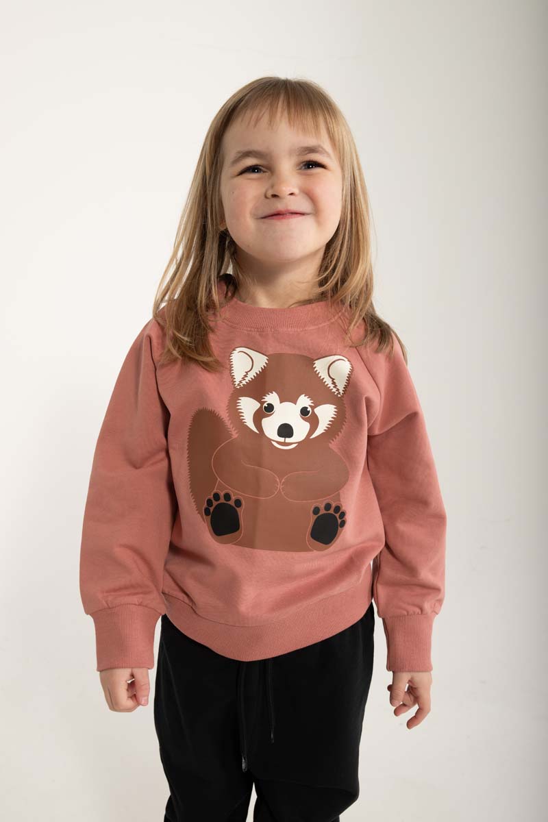 Sweater til Børn med Rød Panda