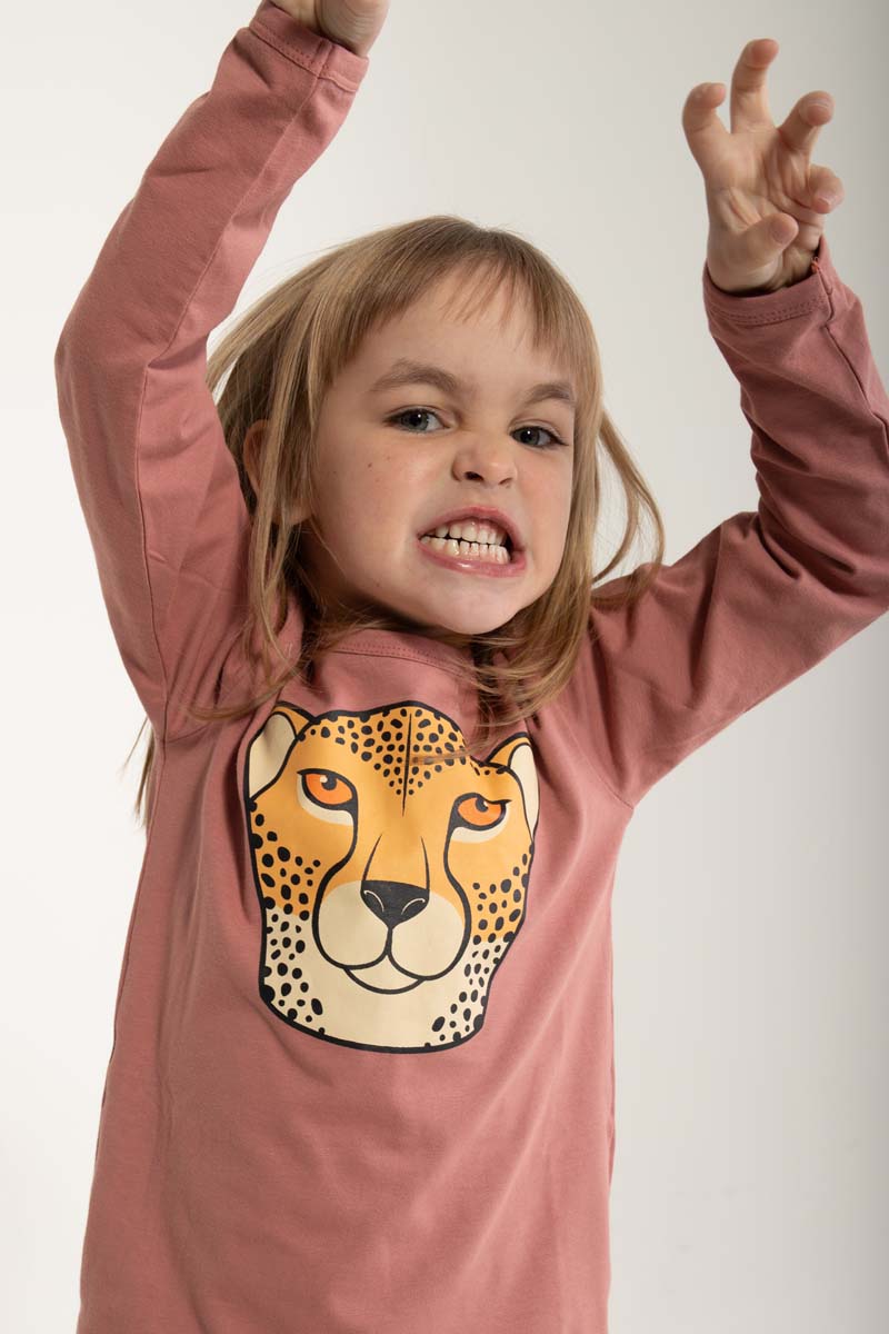 Bluse til Børn med Gepard