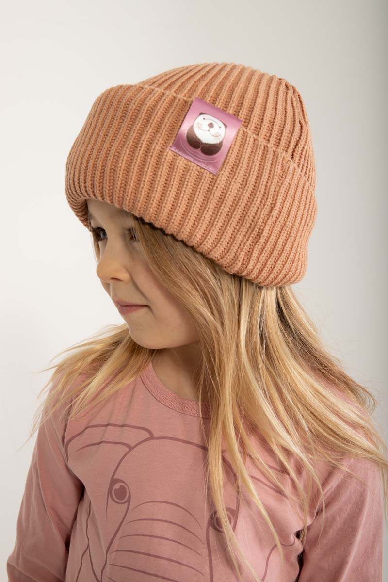 Dyrland Cotton Beanie Antique Rose