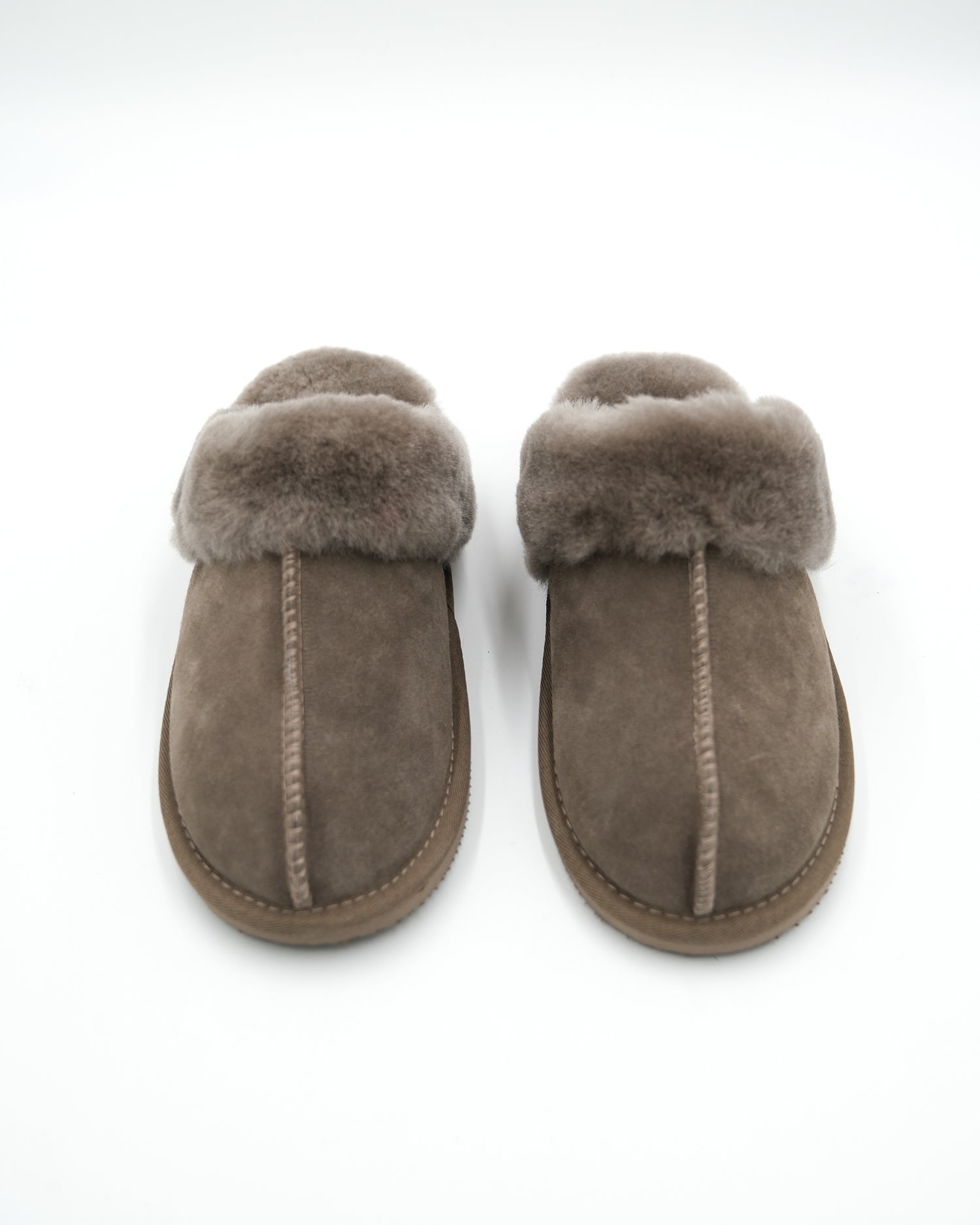CPH Comfort Suede/Wool Slipper Stone
