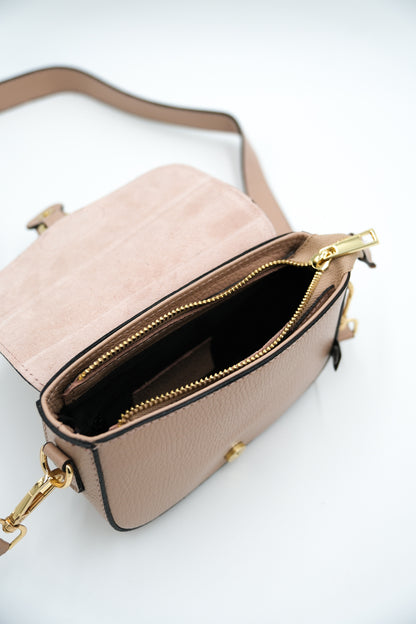 Danebernadotte Leather Shoulder Bag Nude