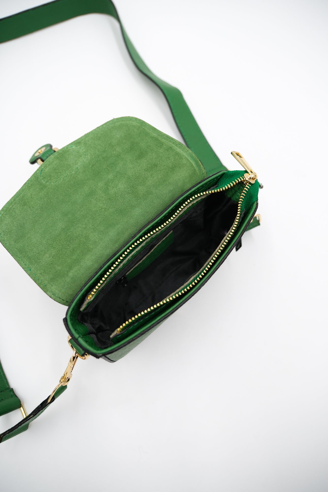 Danebernadotte Leather Shoulder Bag Green