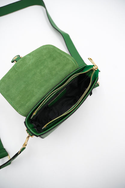 Danebernadotte Leather Shoulder Bag Green