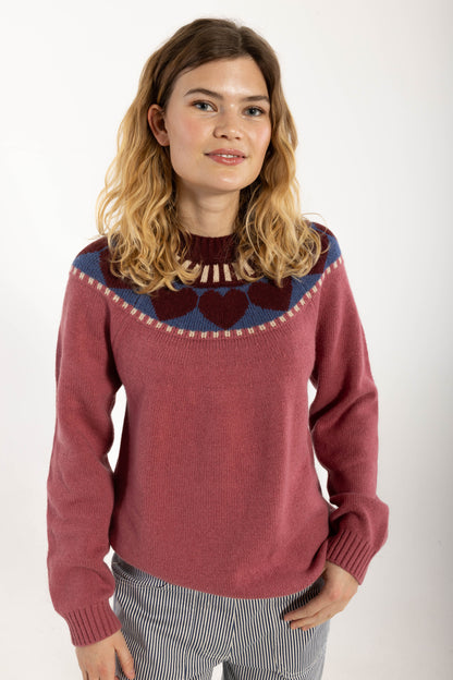 Daneglamping Wool Sweater Berry Compote HEART