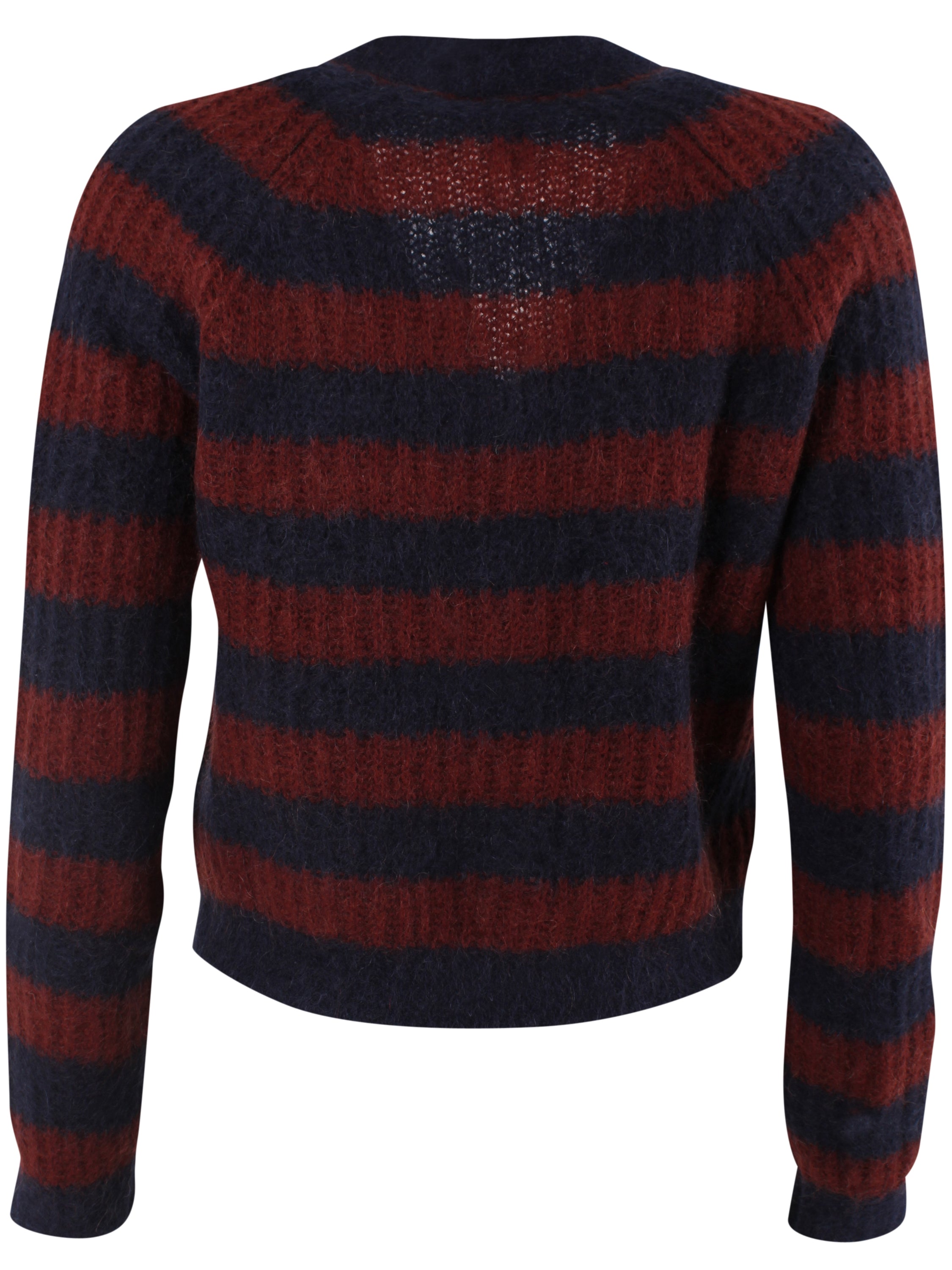 Danadorable Mohair Cardigan Dark Navy/Dark Wine