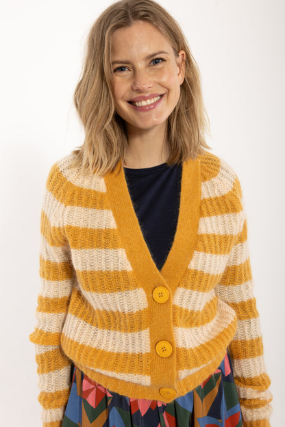 Danadorable Mohair Cardigan Nougat/Golden Honey