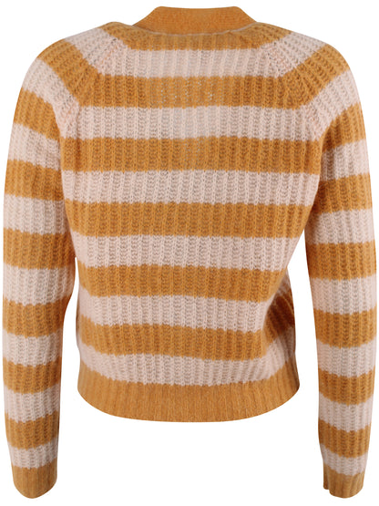 Danadorable Mohair Cardigan Nougat/Golden Honey