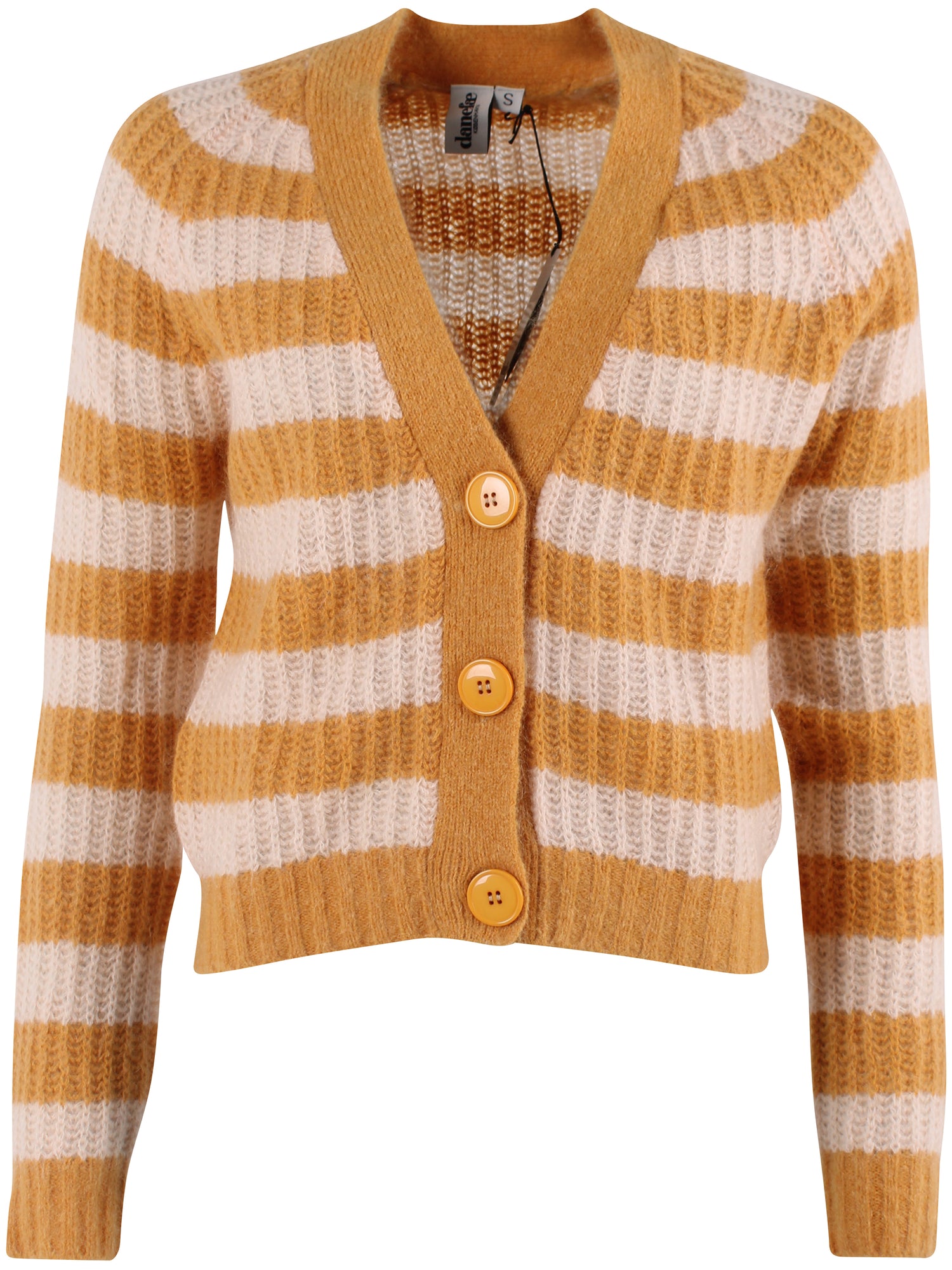 Danadorable Mohair Cardigan Nougat/Golden Honey