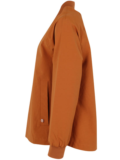 Smart kort jakke i gylden nuance og med fint for til kvinder