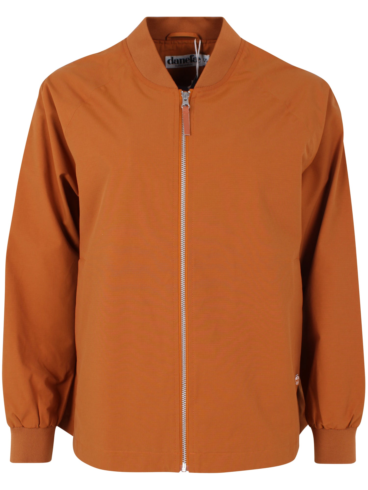 Smart kort jakke i gylden nuance til kvinder-7