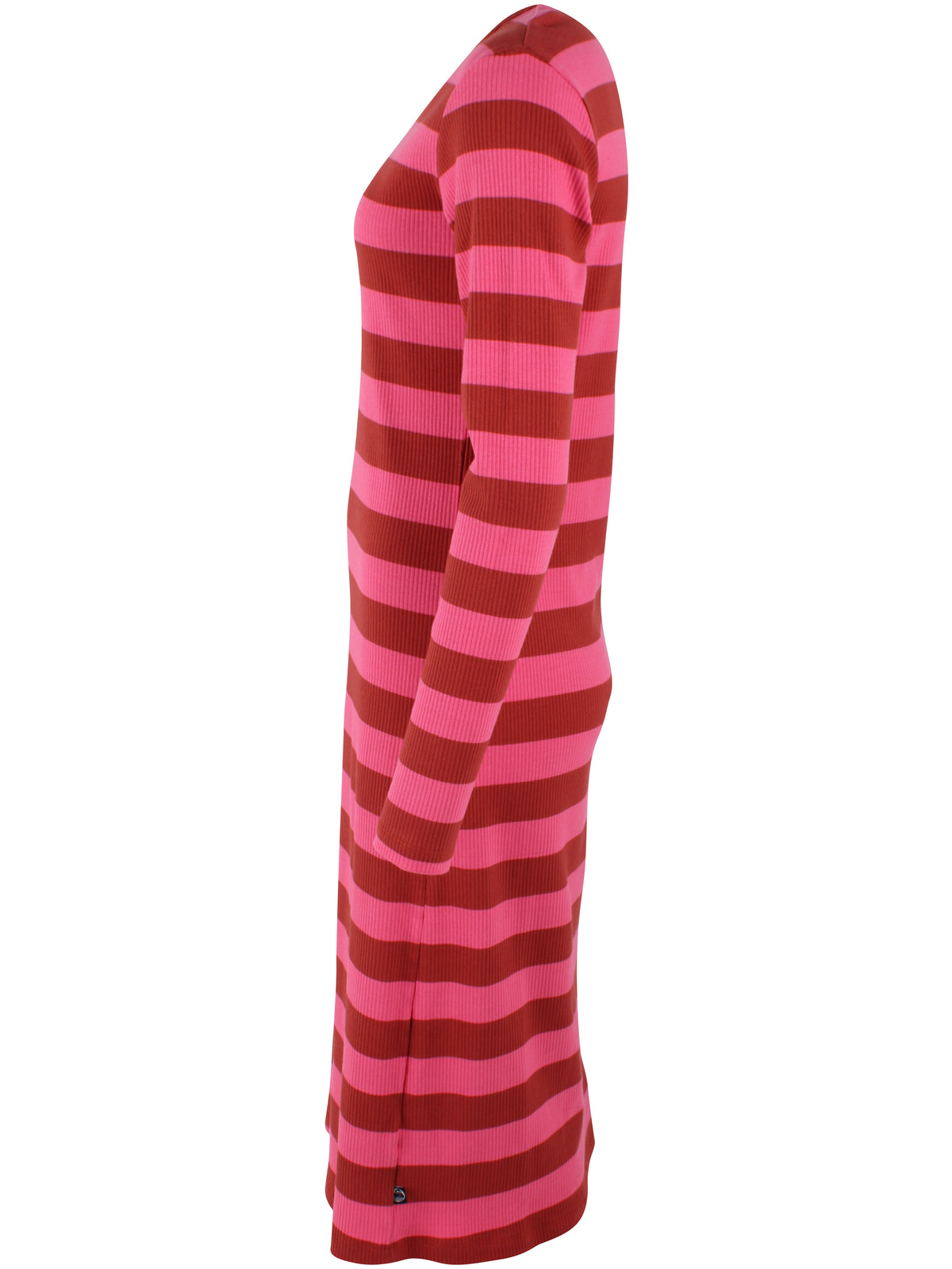 Danicon LS Ribbing Dresss Chili/Soft Cherry