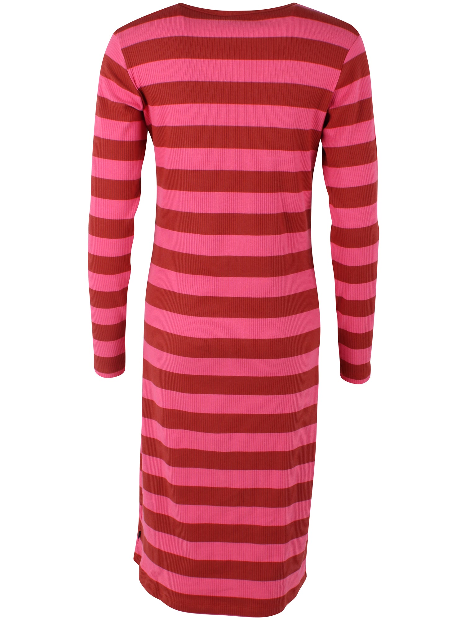 Danicon LS Ribbing Dresss Chili/Soft Cherry