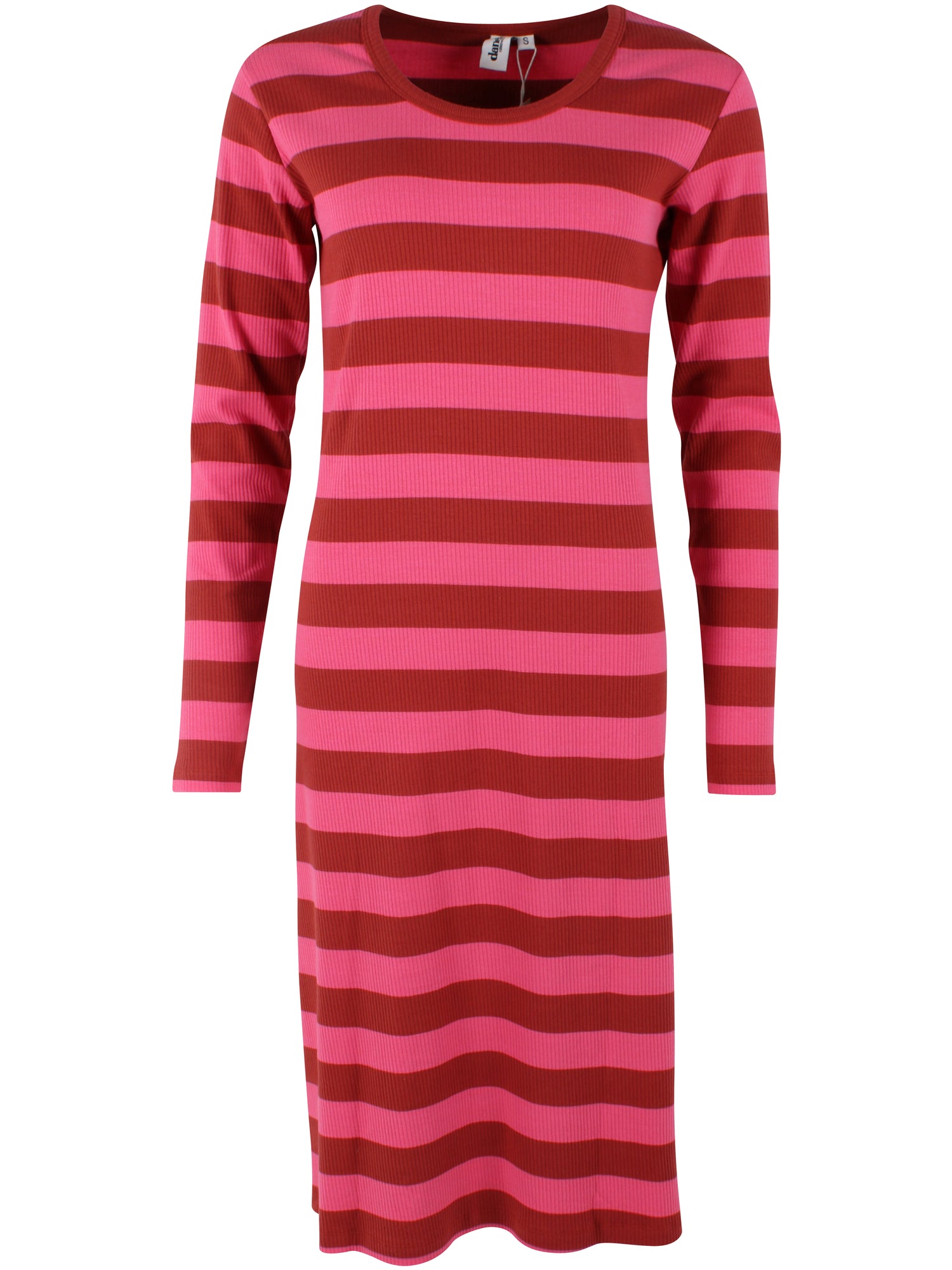 Danicon LS Ribbing Dresss Chili/Soft Cherry