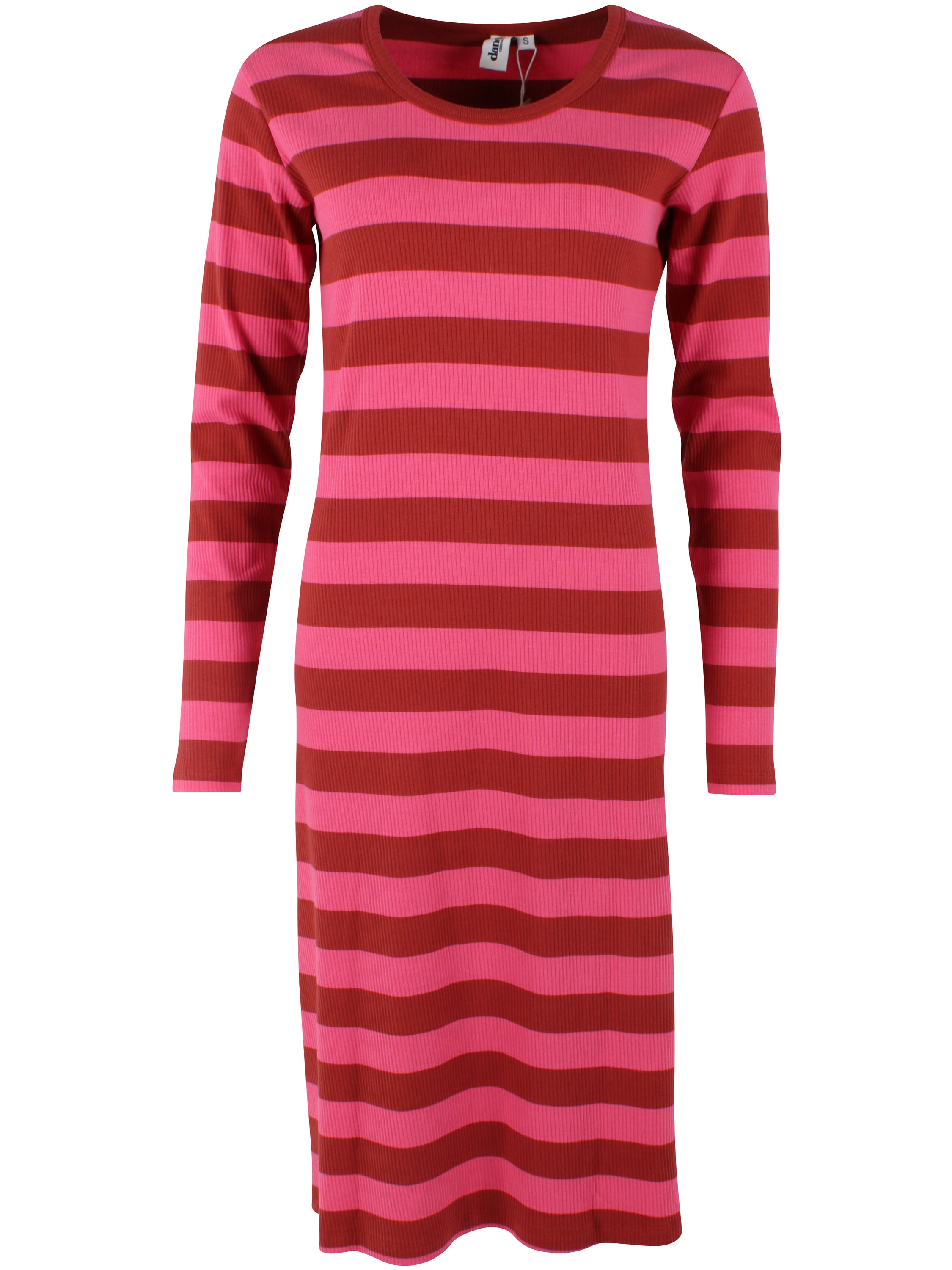 Danicon LS Ribbing Dresss Chili/Soft Cherry