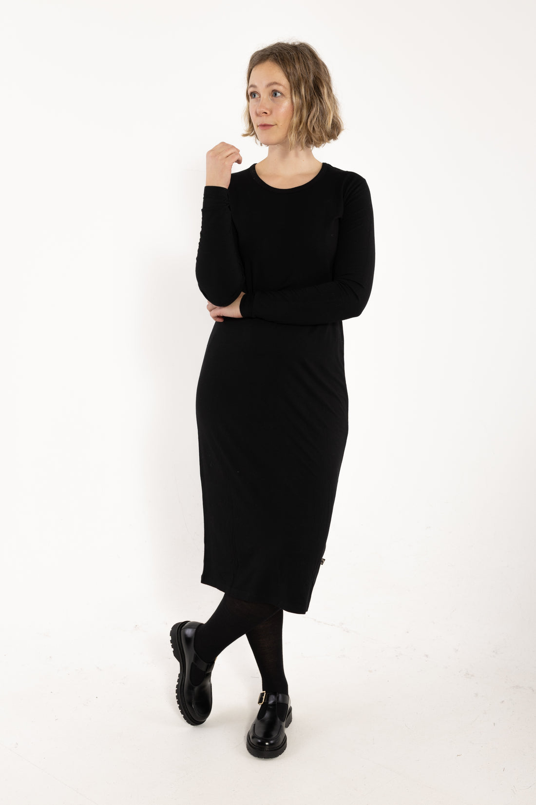Danicon LS Wool Dress Black